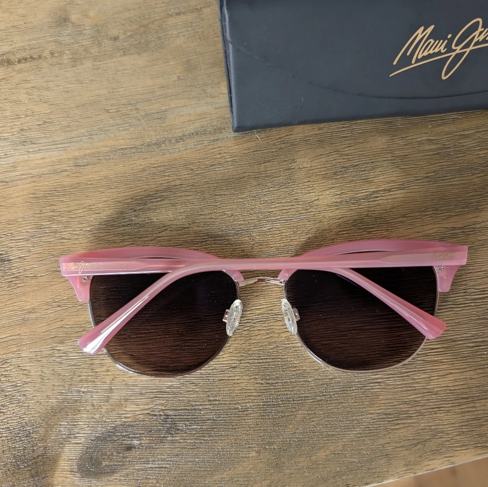 Maui Jim Lokelani Polarized Sunglasses Bubblegum Rose Gold